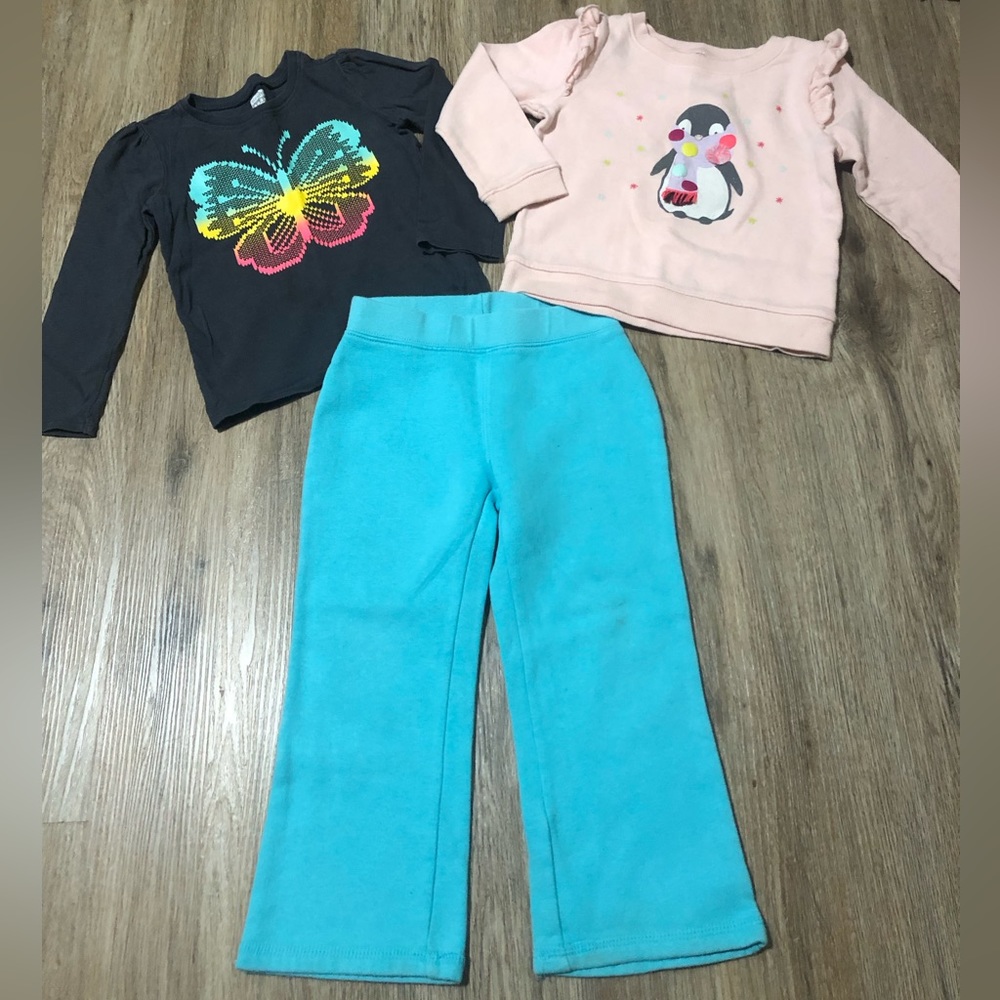 Blue mix & match winter trio